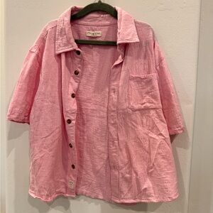 Appaman Pink Button-Up Shirt